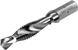 Сверло-метчик YATO M8 x 1,25 мм, HSS M2, HEX-1/4", l= 51/11 мм №1