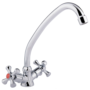 Змішувач для кухні Lidz Lamb 271F двохвентильний LDLAM271FCRM21889 Chrome №1