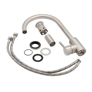 Змішувач для кухні Lidz Aria 015F (k35) LDARI015FNKS21689 Nickel №6