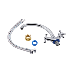 Змішувач для кухні Lidz Lamb 273F двохвентильний LDLAM273FCRM21890 Chrome №4