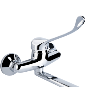 Смеситель для кухни локтевой Lidz Watt 009 настенный (k35) LDWAT009CRM34862 Chrome №3