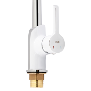 Смеситель для кухни Qtap Grand QTGRAWCR007F Chrome/White №4