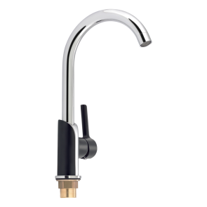 Смеситель для кухни Qtap Grand QTGRABCR007F Chrome/Black №1