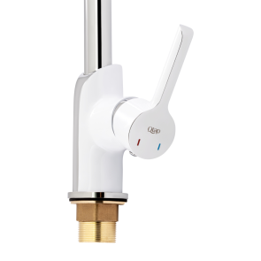 Смеситель для кухни Qtap Grand QTGRAWCR007F Chrome/White №5