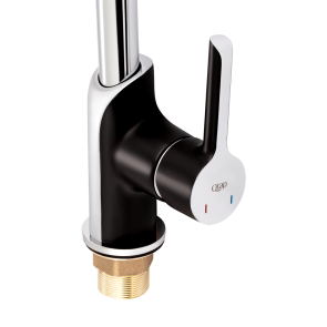 Смеситель для кухни Qtap Grand QTGRABCR007F Chrome/Black №4