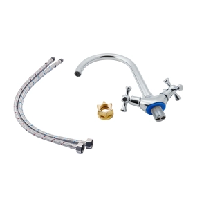 Змішувач для кухні Lidz Lamb 278F двохвентильний LDLAM278FCRM35071 Chrome №4