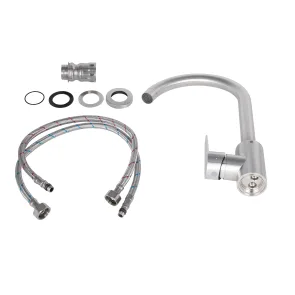 Смеситель для кухни Lidz Vida 015F (k35) LDVID015FNKS43355 Nickel №3