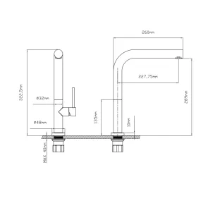 Змішувач для кухні Qtap Zdenek QTZDN9032103FC Brushed Nickel PVD №2