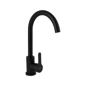 Змішувач для кухні Brinex Pure 015F U-образний Black Matt BRIPUR015FBLM №1