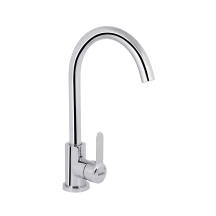 Смеситель для кухни U-образный Brinex Pure 015F U-образный Chrome BRIPUR015FCRM