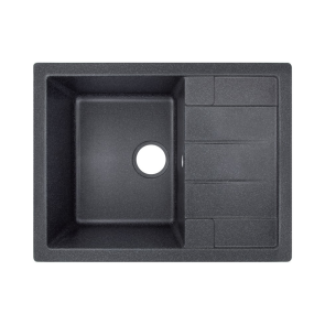Кухонная мойка Lidz 650x500/200 BLA-03 (LIDZBLA03650500200) №1