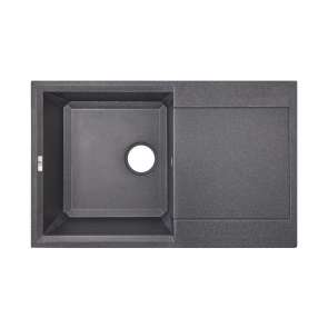 Кухонна мийка Lidz 790x495/230 BLA-03 (LIDZBLA03790495230) №1