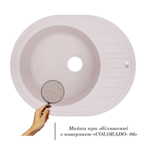 Кухонная мойка Lidz 620x500/200 COL-06 (LIDZCOL06620500200) №3