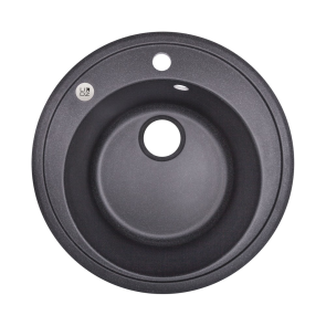 Кухонна мийка Lidz D510/200 BLA-03 (LIDZBLA03D510200) №1