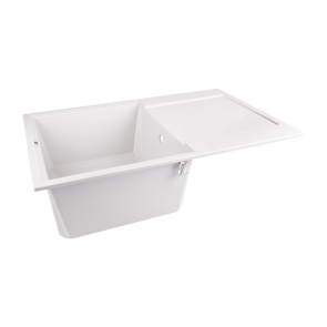 Кухонна мийка Lidz 790x495/230 WHI-01 (LIDZWHI01790495230) №4