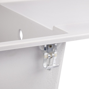 Кухонна мийка Lidz 790x495/230 WHI-01 (LIDZWHI01790495230) №5