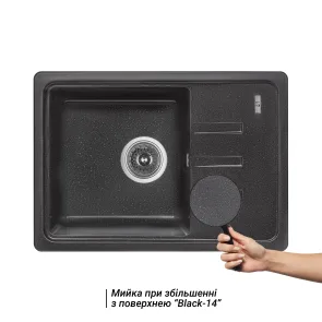 Кухонная мойка Lidz 620x435/200 BLM-14 (LIDZBLM14620435200) №3