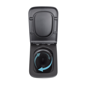 Унітаз підвісний Qtap Gemini безободковий з сидінням Soft-close QT2533076EUQMB №6