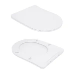 Унітаз підвісний Qtap Robin Ultra Quiet безобідковий з сідінням Soft-close 520x365x365 мм WHITE №9