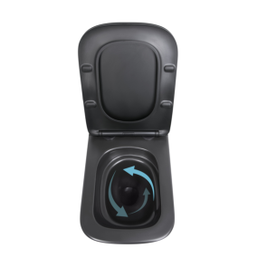 Унітаз підвісний Qtap Tern New Ultra Quiet безобідковий з сидінням Soft-close MATT BLACK QT17332303ASMB №6