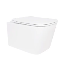 Унитаз подвесной Qtap Crow безободковый с сиденьем Soft-close QT05335170W