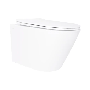 Унитаз подвесной Qtap Swan безободковый с сиденьем Soft-close QT16335180W №1