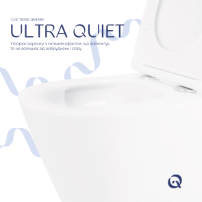 Унитаз подвесной Qtap Swan безободковый с сиденьем Soft-close QT16335180W №5