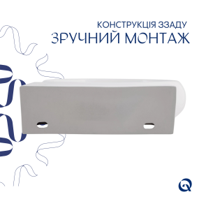 Раковина Qtap Leo 430x285x160 White QT11111008LW №5