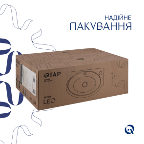 Раковина Qtap Leo 430x285x160 White QT11111008LW №6