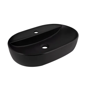 Раковина-чаша Qtap Scorpio 600х400х120 Matt black QT142203MBMBN №1