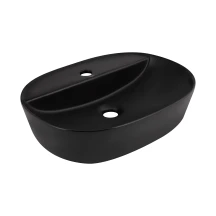 Раковина-чаша Qtap Scorpio 500x380x120 Matt black QT146533MB