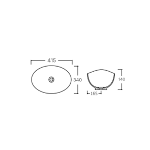 Раковина-чаша Qtap Dove 415x340x140 White QT06116062AW №2