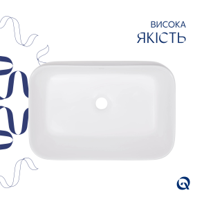 Раковина-чаша Qtap Scorpio 550х390х120 White QT14112243WN №4