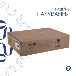 Комплект Qtap Scorpio: Раковина накладна овальна 500x380x120 мм Matt Black + Донний клапан PU03 №5