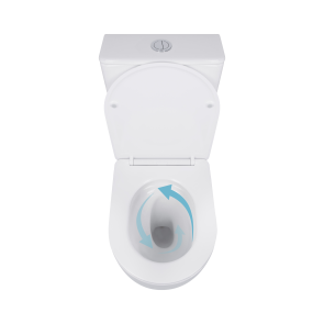 Унитаз-компакт Qtap Robin Ultra Quiet безободковый с сиденьем Soft-close QT13226089AW №6