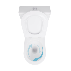 Унітаз-компакт Qtap Scorpio безободковий Ultra Quiet з сидінням Soft-close QT14222125AUQW №6