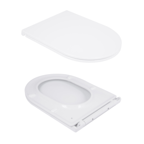 Унітаз-компакт Qtap Scorpio безободковий Ultra Quiet з сидінням Soft-close QT14222125AUQW №8