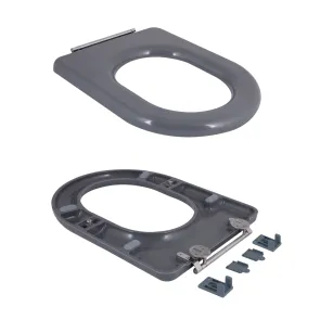 Унитаз напольный Qtap Freedom инклюзивный Rimless безободковый с сиденьем Soft-Close WHITE QT22226098W №9