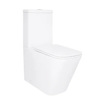 Унітаз підлоговий Qtap Tern Ultra Quiet безобідковий з сидінням Soft-Close QT17222175AUQ1W White