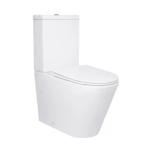 Унитаз напольный Qtap Swan Ultra Quiet с сидением Soft-close 640x360x835 мм QT16222182TW White