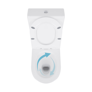 Унітаз підлоговий Qtap Swan Ultra Quiet з сидінням Soft-close 640x360x835 мм QT16222182TW White №6
