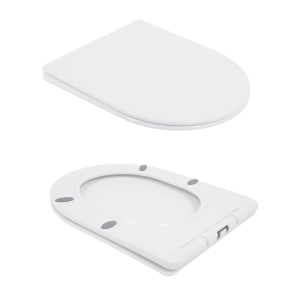 Унітаз підлоговий Qtap Swan Ultra Quiet з сидінням Soft-close 640x360x835 мм QT16222182TW White №8