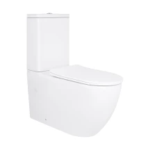 Унітаз підлоговий Qtap Grand Ultra Quiet безобідковий з сидінням Soft-close WHITE QT26228301W