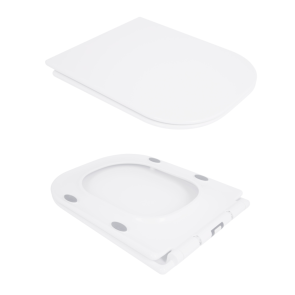 Унитаз-компакт Qtap Presto Quadro безободковый с сиденьем Soft-close QT24221215AW №8