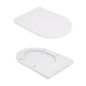 Унітаз підлоговий Qtap Robin New Ultra Quiet безобідковий з сидінням Soft-close WHITE QT13226083AW №8