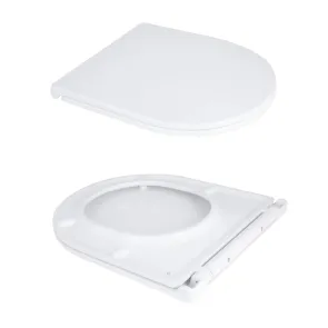 Унітаз підлоговий Qtap Dove Rimless безобідковий з сидінням Soft-close WHITE QT06228380BW №7