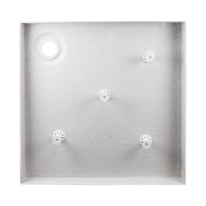 Душовий піддон Qtap Tern 309912C 90x90x12 см + сифон №4