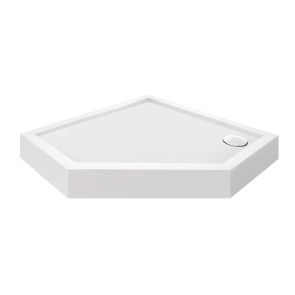 Душовий піддон Qtap Diamond 301112 100x100x12 см + сифон №1