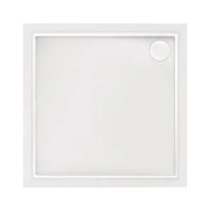 Душовий піддон Qtap Tern 301112 100x100x12 см + сифон №3