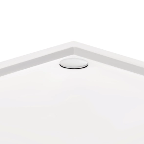 Душовий піддон Qtap Tern 301112 100x100x12 см + сифон №4